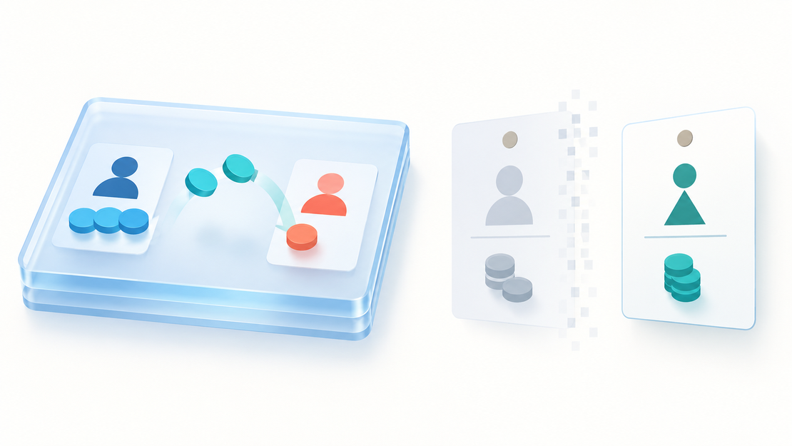 Transferring Tokens with Canton Daml: State and Authorization Compared with Solidity